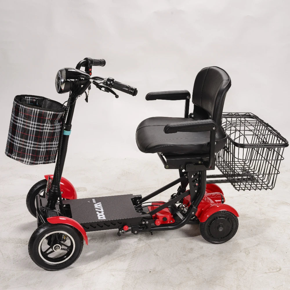 USA fully enclosed 4 wheel fat tire folding mobility electric golf cart scooter adult-Finds Fit