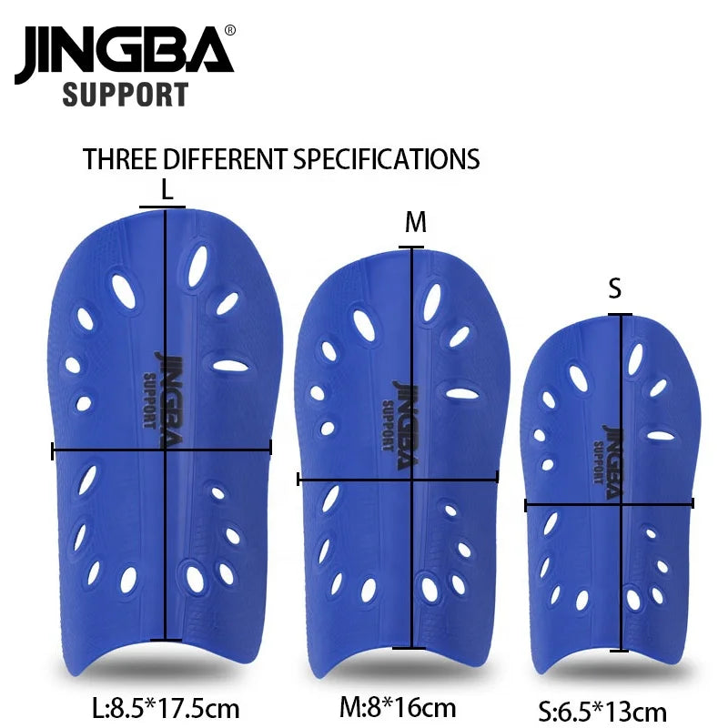 JINGBA Soccer Shin Guards for Men Women Kids Football Protection Lightweight Breathable Protective shin pads-Finds Fit