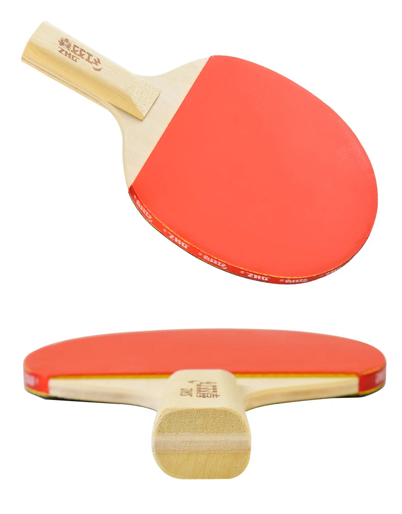 Table tennis racket wood handle table tennis racket set-Finds Fit