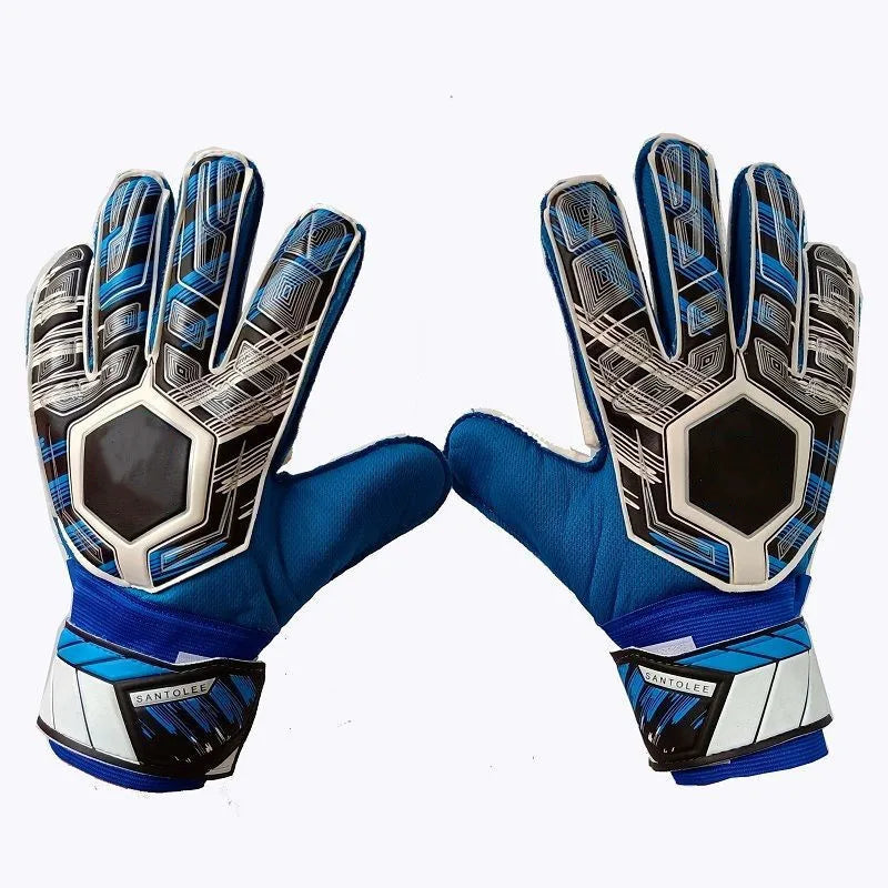 Pro-Level Football Goalkeeper gloves Double Layer Wrist Protection Custom Soccer Goalie Gloves-Finds Fit