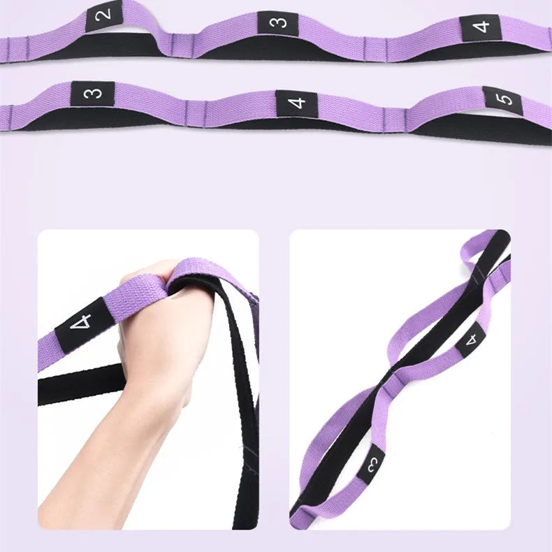 Leg workout female strength fitness handle yoga equipment resistance band-Finds Fit