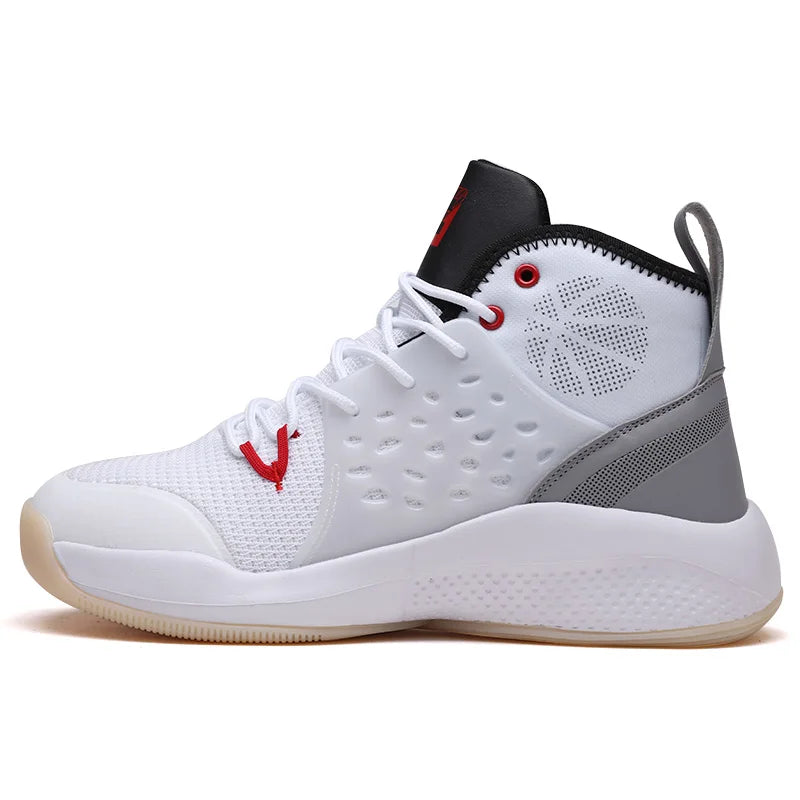 Sneaker heighten basketball shoes slip-proof outsole high top breathable shoes male-Finds Fit