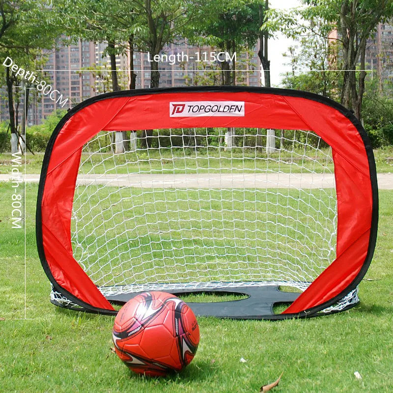 Foldable football soccer goal with a shooting target-Finds Fit