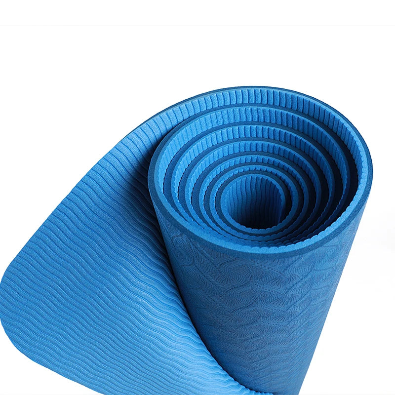 Gym Exercise Workout Sports Non Slip Custom Eco Friendly Fitness Branded 6mm Durable Instructional Yoga Mat-Finds Fit