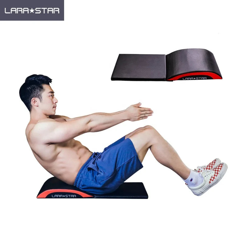 LS1122 Eco Friendly Ab Exercise Mat - Sit Up Pad - Abdominal & Core Trainer Mat for Full Range of Motion Ab Workouts-Finds Fit