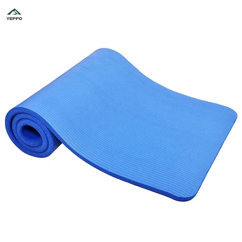 Yoga Mat 15mm Thick Non Slip Anti-Tear Fitness Mat for Hot Yoga, Pilates and Stretching Home Gym Workout-Finds Fit