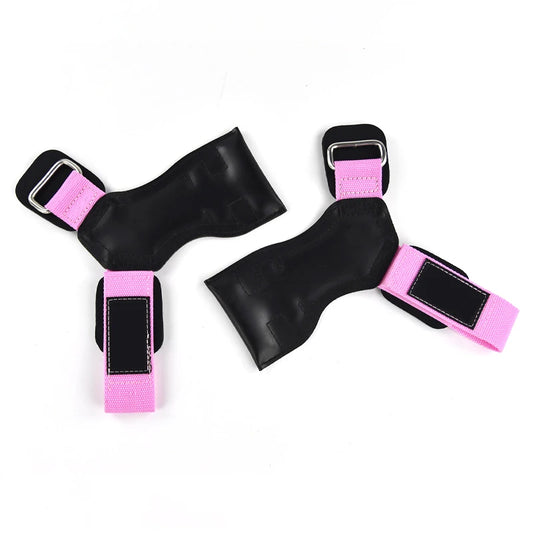 Sport Training Weightlifting Leather Lifting Straps Wrist Support Palm Protector Grip-Finds Fit