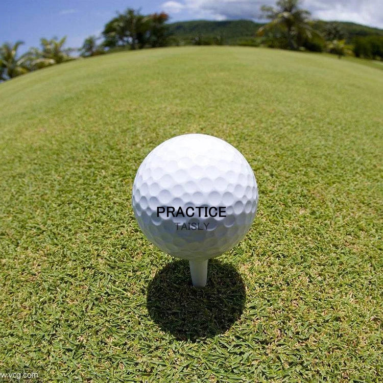 Personalized 2 pieces golf driving range balls white practice ball-Finds Fit