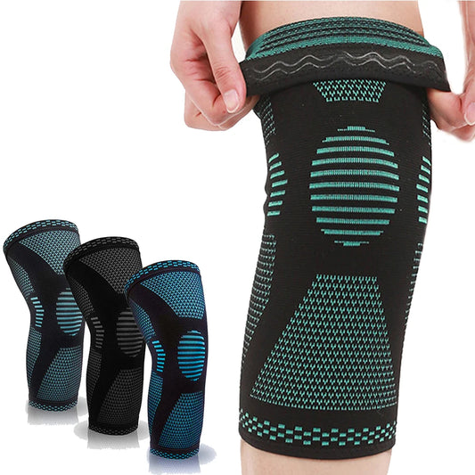 Elastic Knee Pad Sports Fitness Kneepad Gym Gear Patella Running Basketball Volleyball Tennis Knee Brace Support 1PC-Finds Fit