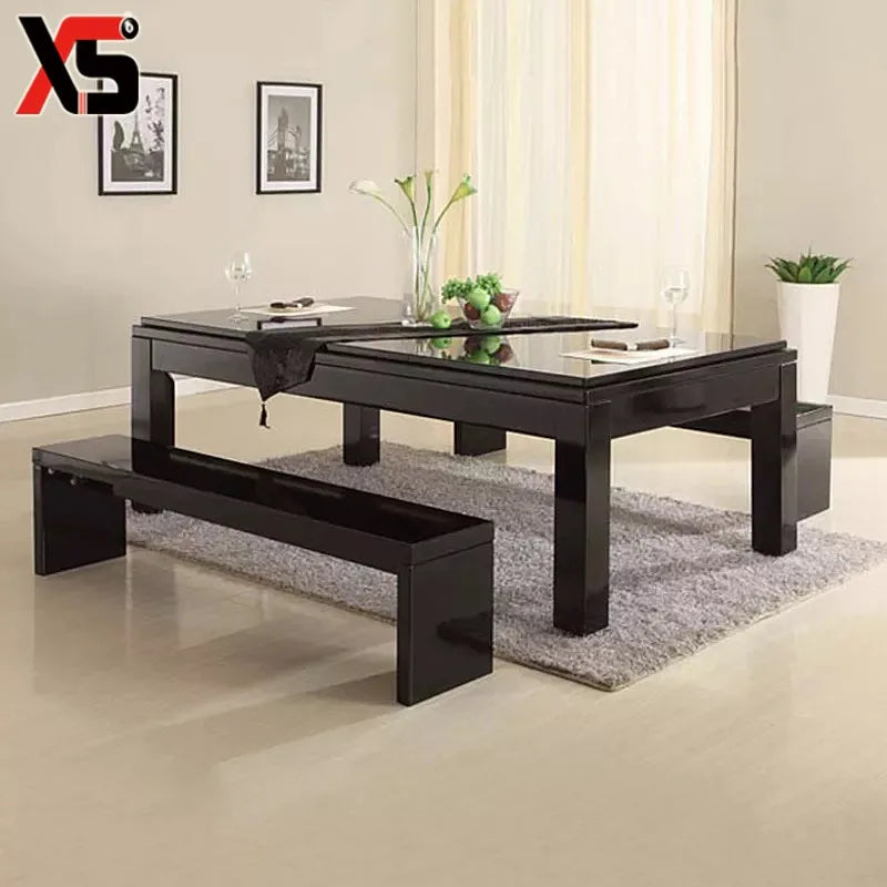 7ft 8ft 9ft high class modern style dining table with billiard pool table-Finds Fit