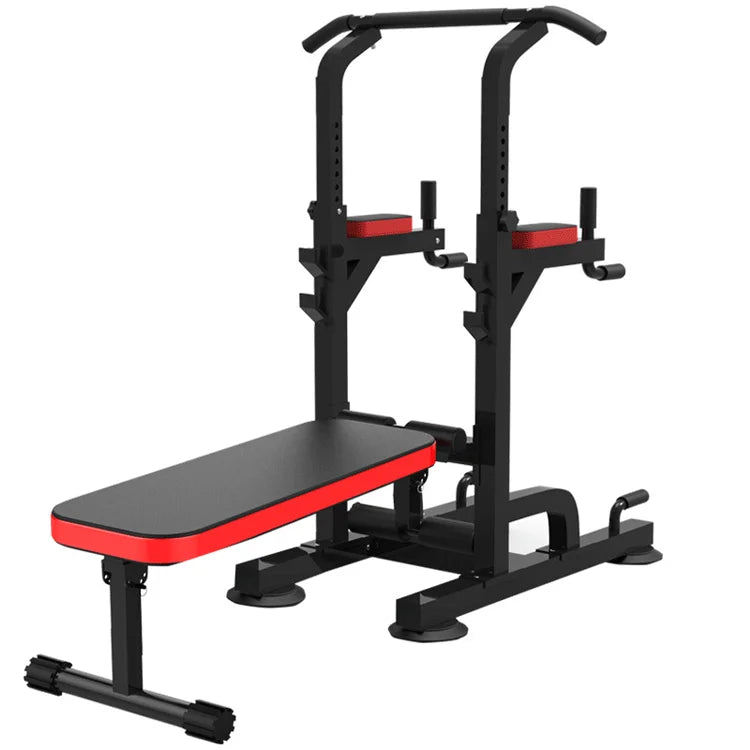 Gym Equipment Home Tool Adjustable Multi-function Strength Fitness Power Tower Pull Up Dip Bar Station-Finds Fit