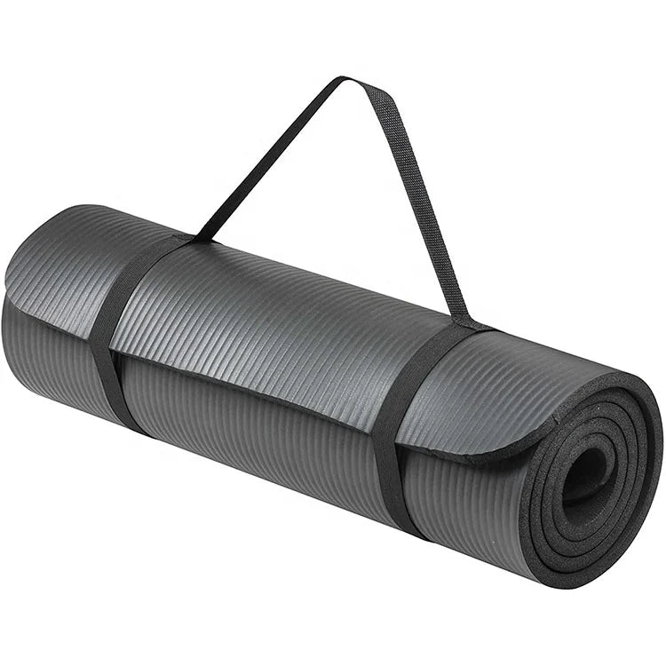 Yoga Mat 15mm Thick Non Slip Anti-Tear Fitness Mat for Hot Yoga, Pilates and Stretching Home Gym Workout-Finds Fit