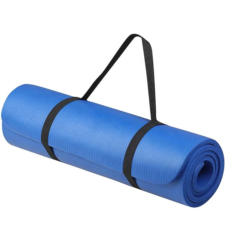 Yoga Mat 15mm Thick Non Slip Anti-Tear Fitness Mat for Hot Yoga, Pilates and Stretching Home Gym Workout-Finds Fit