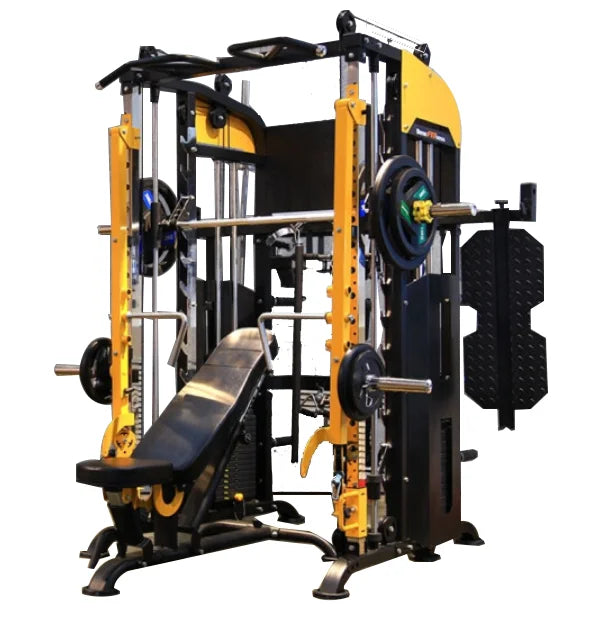 Multi function station barbell rack commercial gym equipment fitness equipment smith machine strength training/fitness/gym-Finds Fit