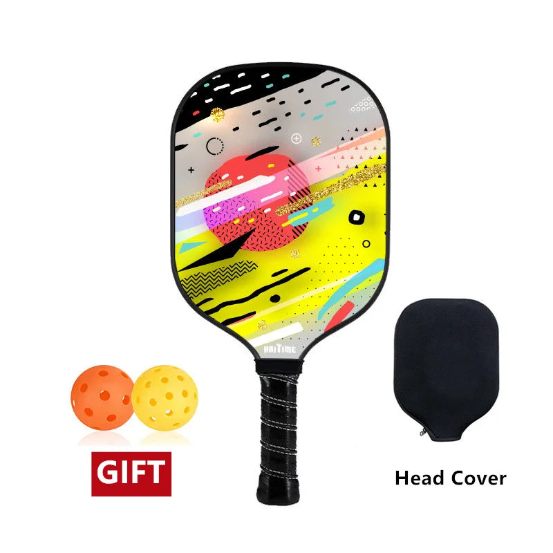 USAPA Approved Carbon Fiber Honeycomb Core Ultra Cushion Grip Pickleball Paddle Men-Finds Fit