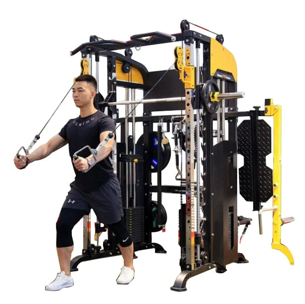 Multi function station barbell rack commercial gym equipment fitness equipment smith machine strength training/fitness/gym-Finds Fit