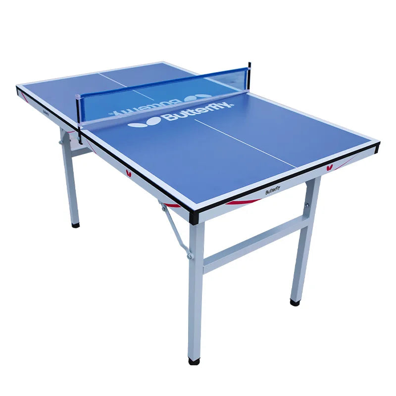 Multi-purpose small ping-pong table with stable table top and foldable leg corners table tennis desk-Finds Fit