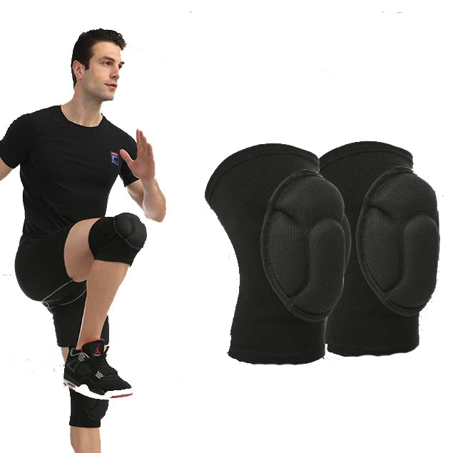 Thickening Football Volleyball Extreme Sports Knee Pads Brace Support Protect Cycling Knee Protector Kneepad rodilleras-Finds Fit