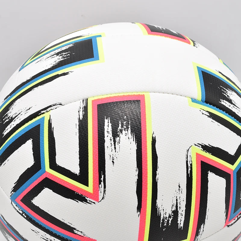 Soccer Ball Standard Size 5 Machine-Stitched Football footy Ball PU Outdoor Sports-Finds Fit