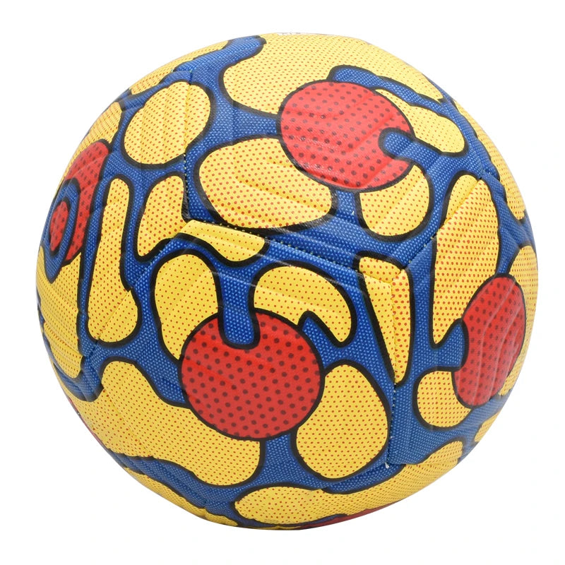 Soccer Ball Standard Size 5 Machine-Stitched Football footy Ball PU Outdoor Sports-Finds Fit