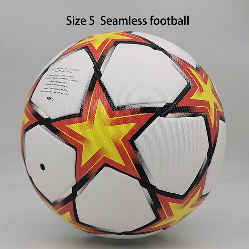 Seamless Soccer footy football training ball Size 5 PU Indoor football Match ball outdoor football for men women-Finds Fit