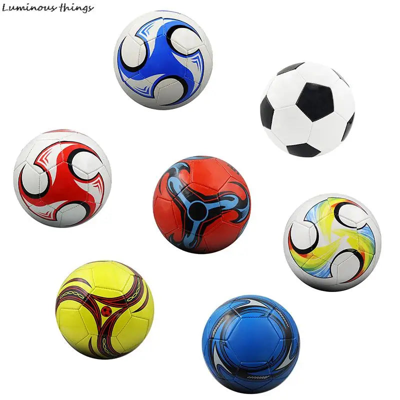 1Pc Soccer Ball Size 4 Wear Rsistant Durable Soft PU Outdoor Football Training Seamless Soccer Ball Group Training Game Supplies-Finds Fit