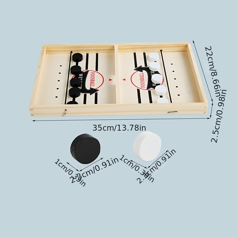 Wooden Hockey Game, Super Foosball Table, Desktop Battle-Finds Fit