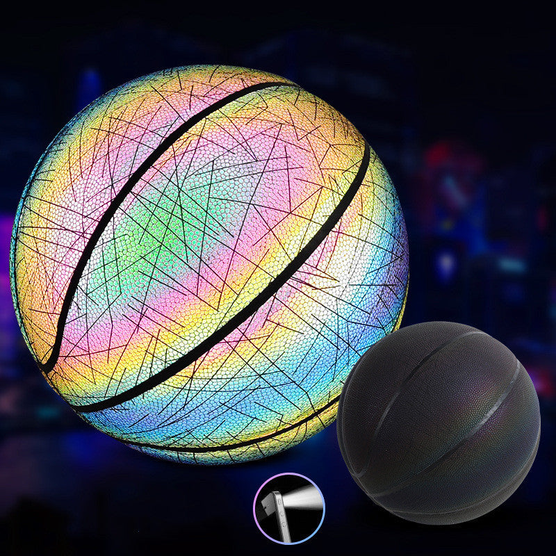 Glowing fluorescent basketball-Finds Fit