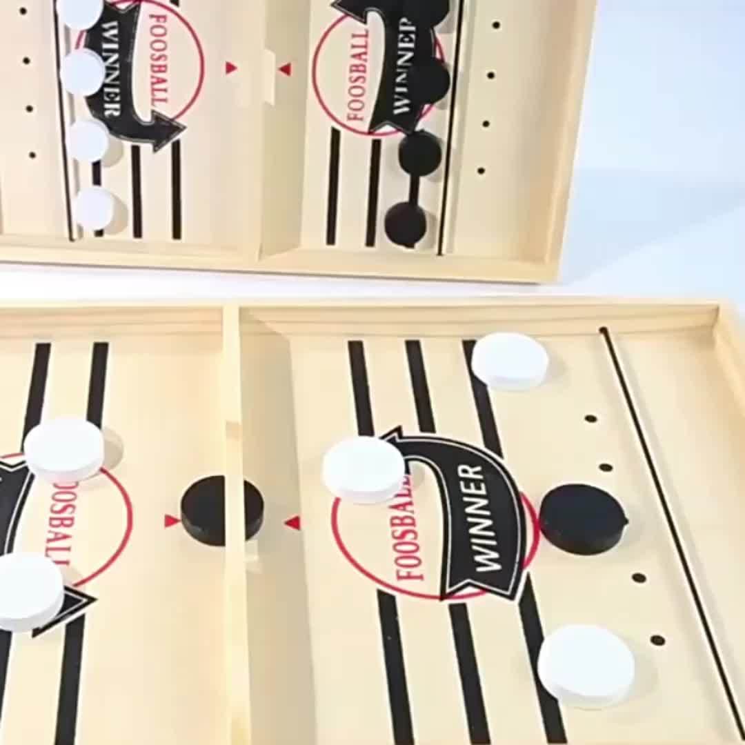 Wooden Hockey Game, Super Foosball Table, Desktop Battle-Finds Fit