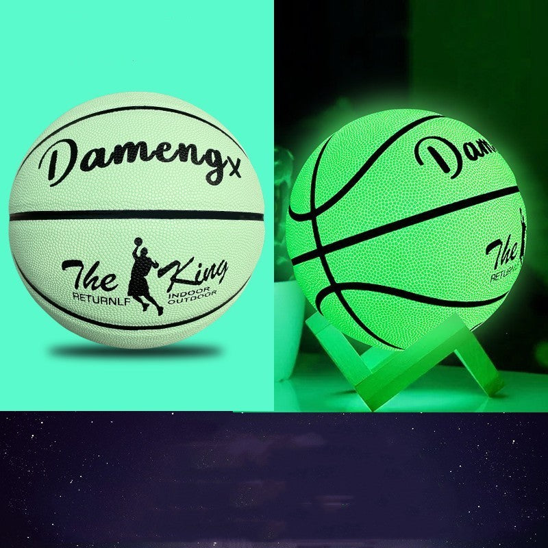 Luminous Luminous Basketball PU Soft Leather Outdoor Wear-resistant And Non-slip-Finds Fit