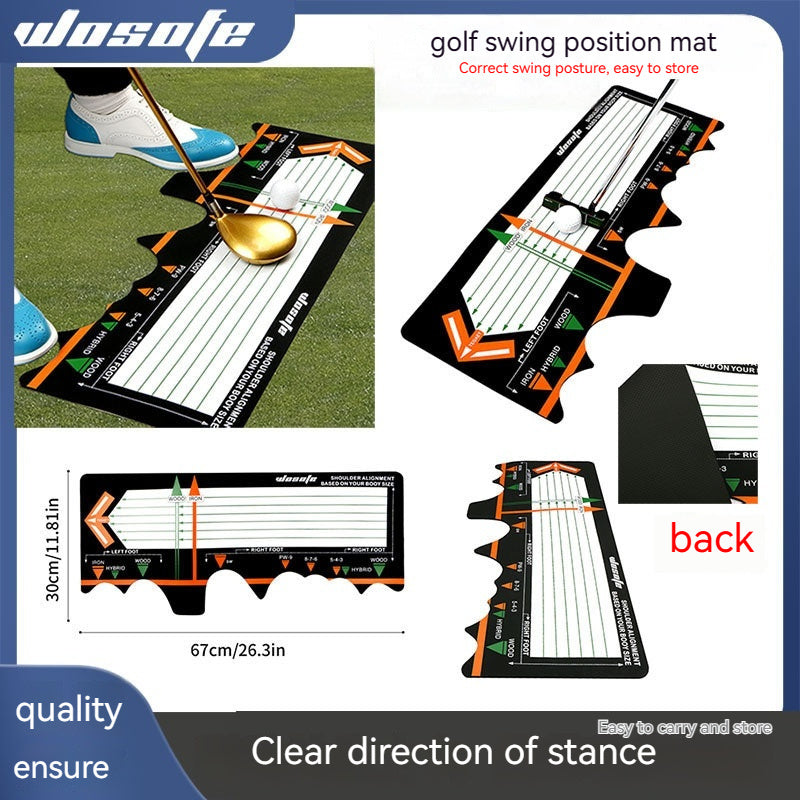 Golf Beginner Swing Standing Posture Auxiliary Pad-Finds Fit