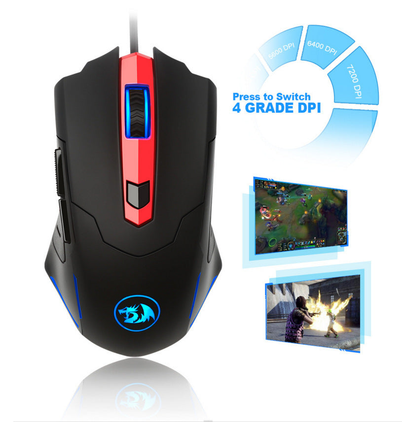 M705USB Wired Gaming Gaming Mouse For Desktop And Laptop Computers-Finds Fit